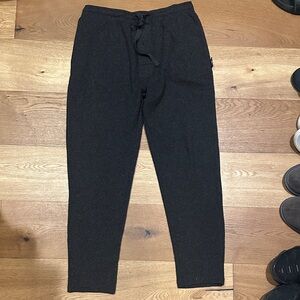 Men's Grey Black soft Drawstring Pants